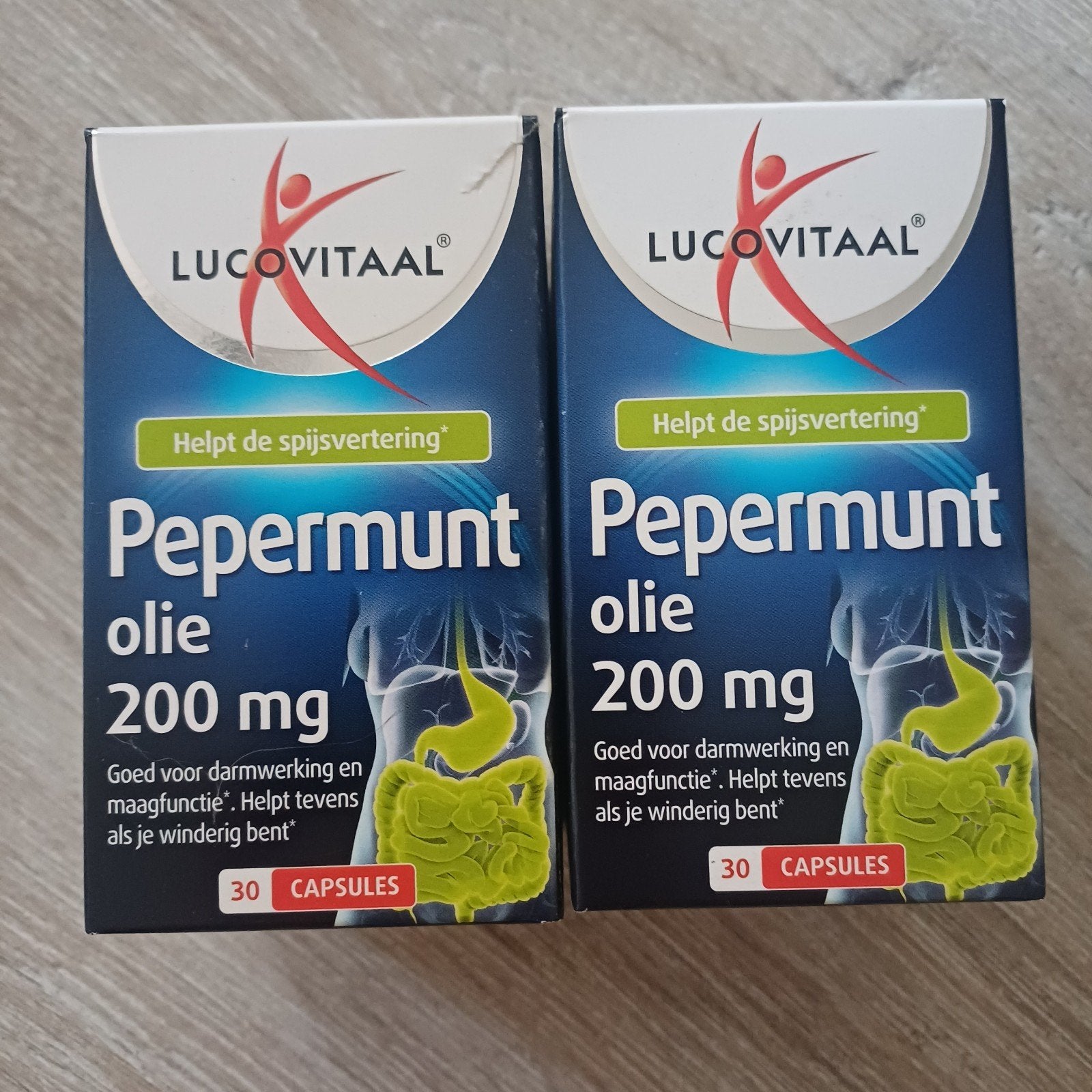 Lucovitaal Pepermuntolie 200mg - 2x30 capsules Nieuw, Ophalen of Verzenden, Nieuw, Overige typen