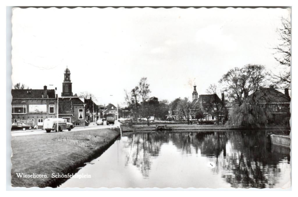 Winschoten, Schönfeldsplein, Verzenden, 1960 tot 1980, Gelopen, Groningen
