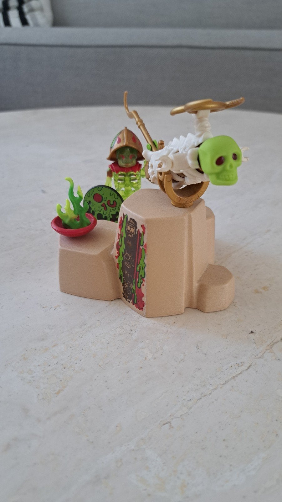Playmobil novelmore slijm kanon met skelet, Gebouw, Complete set, Ophalen of Verzenden, Zo goed als nieuw