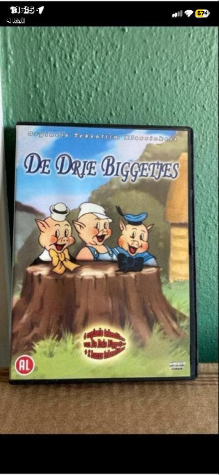 De Drie Biggetjes - Originele Tekenfilm Klassiekers DVD, Europees, Tekenfilm, Alle leeftijden, Nederlands
