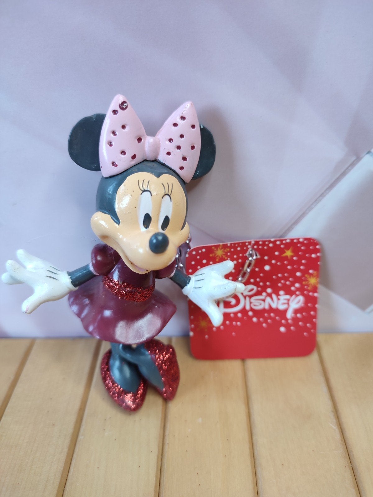 Minnie Mouse Hangend Beeldje - Disney, Verzenden, Mickey Mouse, Nieuw, Beeldje of Figuurtje