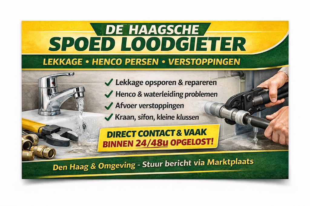 LOODGIETER (SPOED) – Den Haag & omgeving, Ophalen, Nieuw