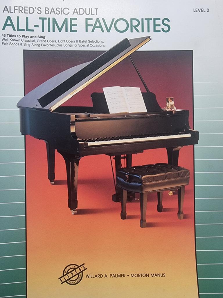 Alfred's Basic Adult All-Time Favorites Piano Boek P45, Ophalen of Verzenden, Zo goed als nieuw, Thema, Piano