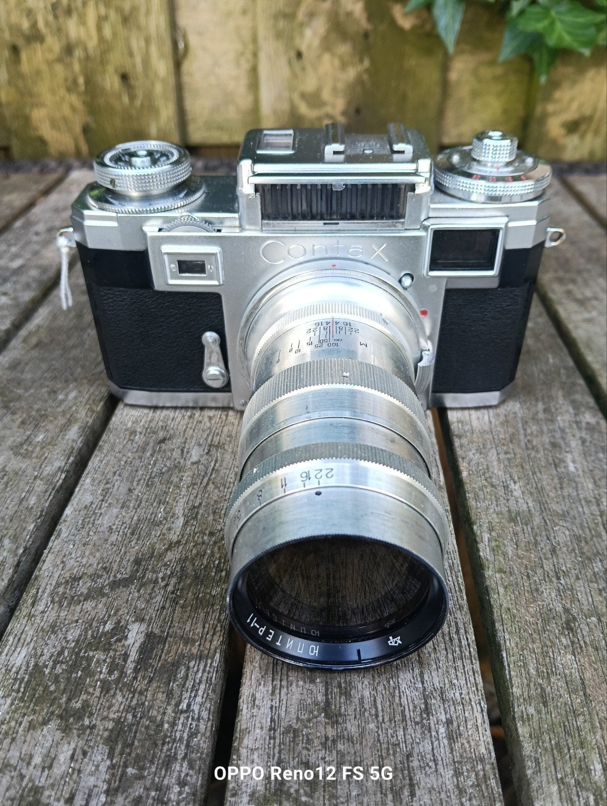 Contax spiegelreflexcamera met Jupiter-11 lens, Audio, Tv en Foto, Fotocamera's Analoog, Ophalen of Verzenden, Gebruikt, Spiegelreflex