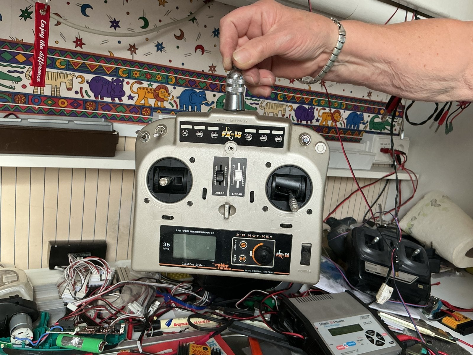 Robbe Futaba FX-18 Afstandsbediening voor RC-modellen, Hobby en Vrije tijd, Ophalen of Verzenden, Gebruikt