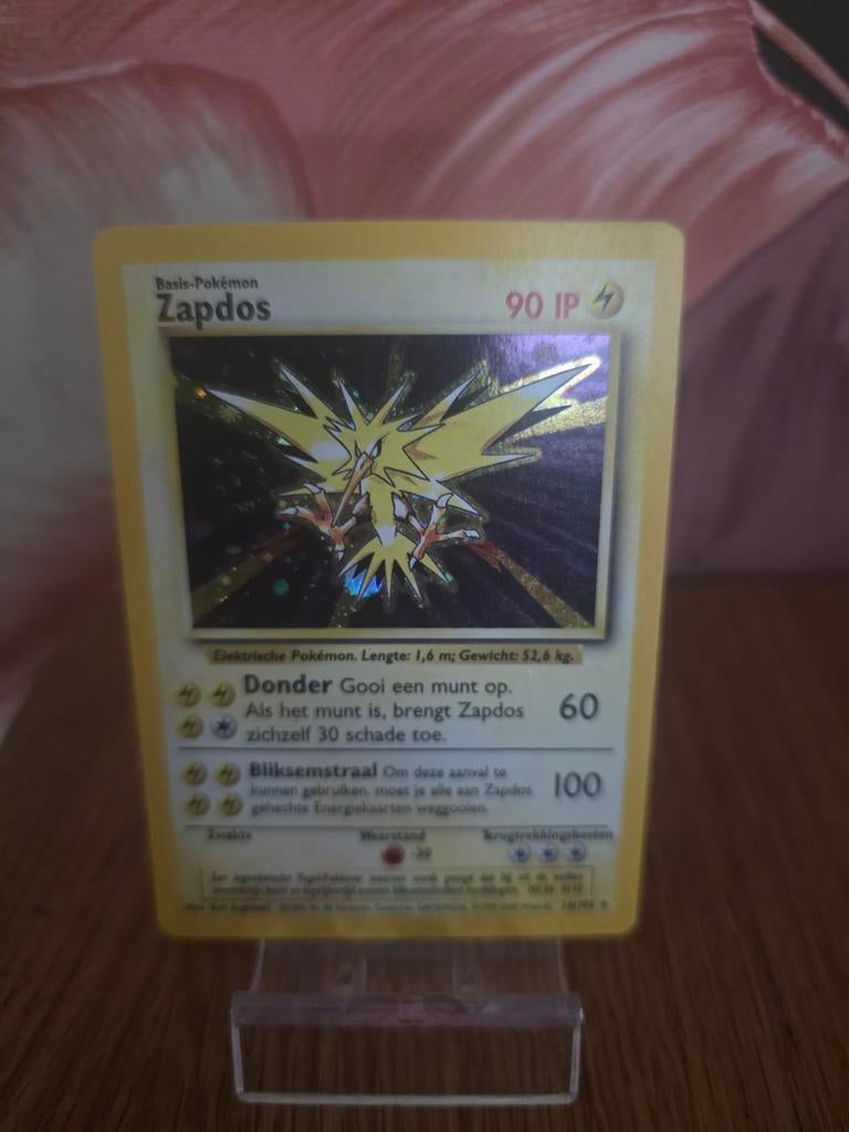 Zapdos Pokemon Kaart, Ophalen of Verzenden