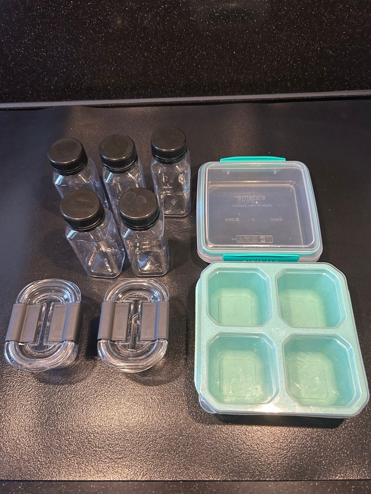 Tupperware en Sistema bewaardozen en flessen set, Gebruikt, Overige kleuren, Bewaardoos, Ophalen of Verzenden