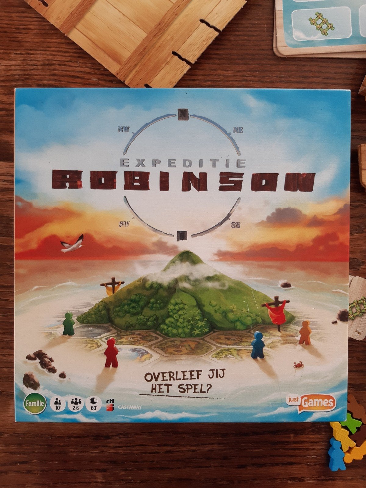 Spel: Expeditie Robinson; Overleef jij het spel?, Vijf spelers of meer, Ophalen of Verzenden, Zo goed als nieuw, Just Games
