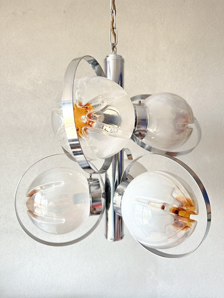 Vintage Mazegga spoetnik, Niet ingevuld, Niet ingevuld, Mid century design, Glas