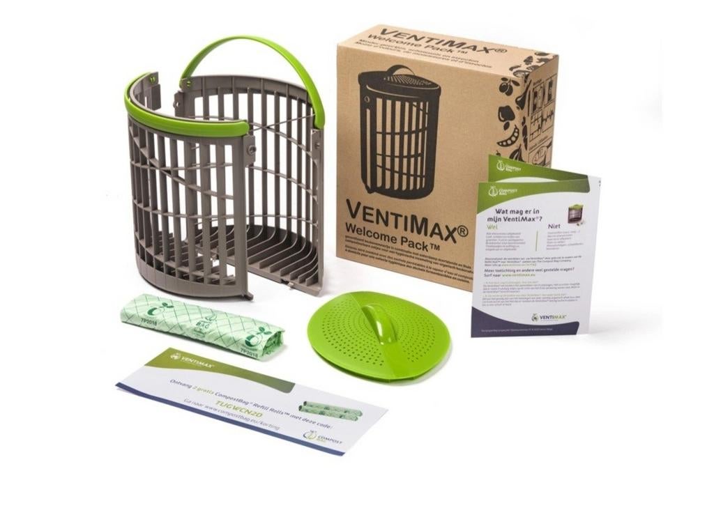 VentiMax compost emmer. NIEUW, Ophalen of Verzenden, Nieuw, Kunststof