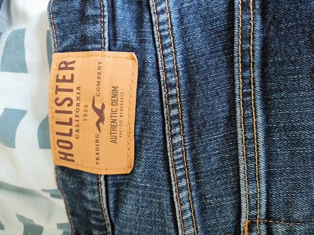 HOLLISTER JEANS, Kleding | Heren, Ophalen of Verzenden, Zo goed als nieuw, Blauw, W32 (confectie 46) of kleiner