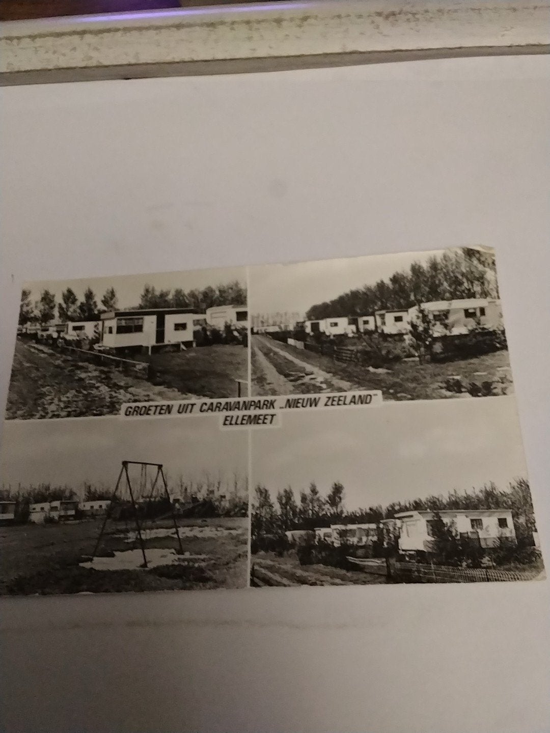 Ansichtkaart Caravanpark Nieuw Zeeland Ellemeet, Ophalen of Verzenden, 1960 tot 1980, Zeeland