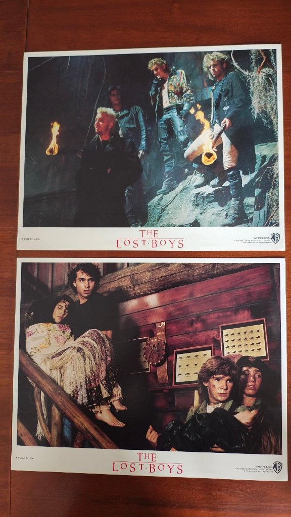 The lost boys lobby cards, Verzamelen, Ophalen, Gebruikt, Film en Tv