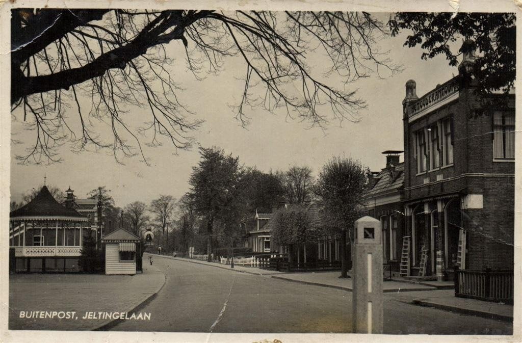Buitenpost, Jeltingelaan - B-keus - 1937 gelopen, Ophalen of Verzenden, 1920 tot 1940, Gelopen, Noord-Brabant