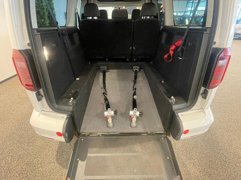 Volkswagen Caddy Maxi Rolstoelauto Automaat 5+1 HIGHLINE, Automaat, Gebruikt, Wit, Metallic lak