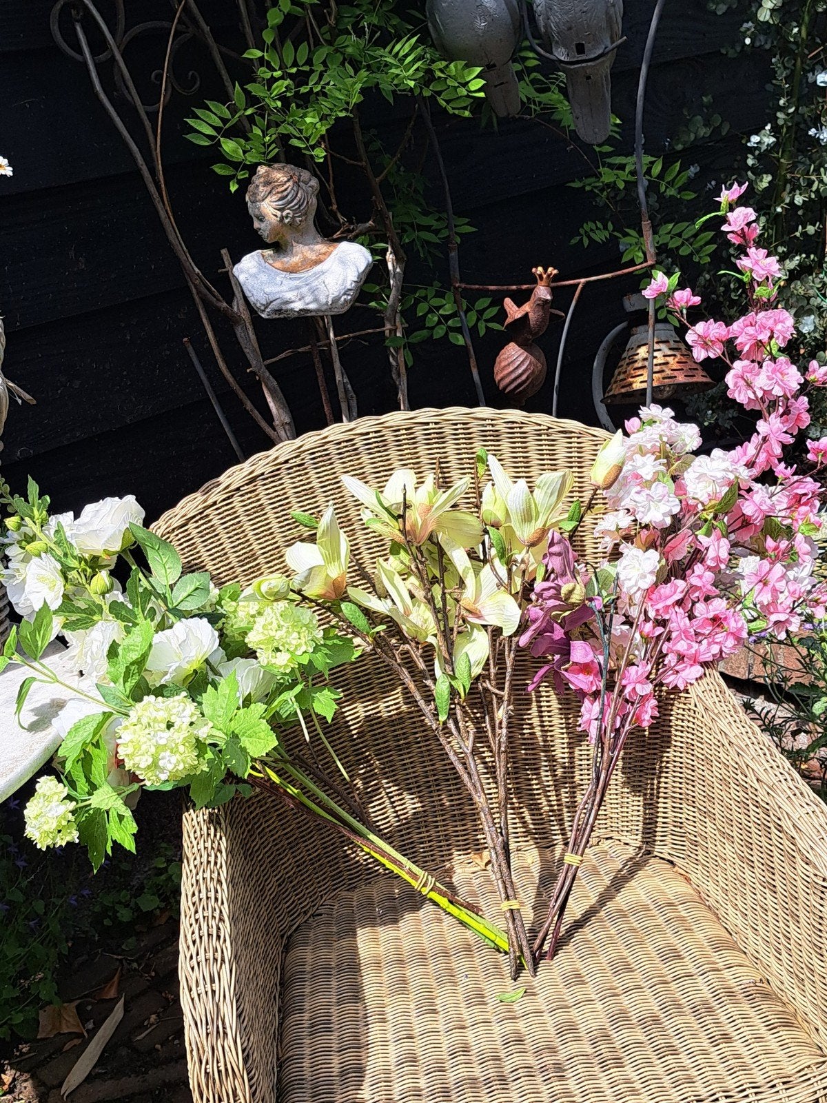 Kunstbloemen  boeketten, Huis en Inrichting, Woonaccessoires | Kunstplanten en Kunstbloemen, Ophalen of Verzenden, Nieuw