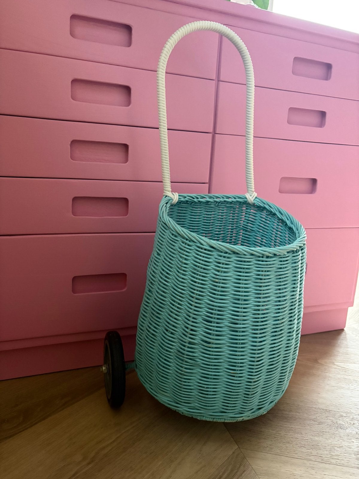 Olli Ella trolly, luggy basket, rotan, speelgoed kar, Ophalen of Verzenden, Gebruikt, Overige typen
