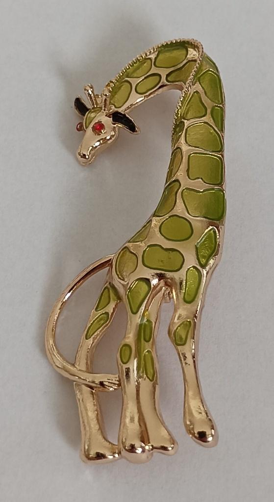 Giraf broche, Overige materialen, 4 tot 7 cm, Overige kleuren, Nieuw