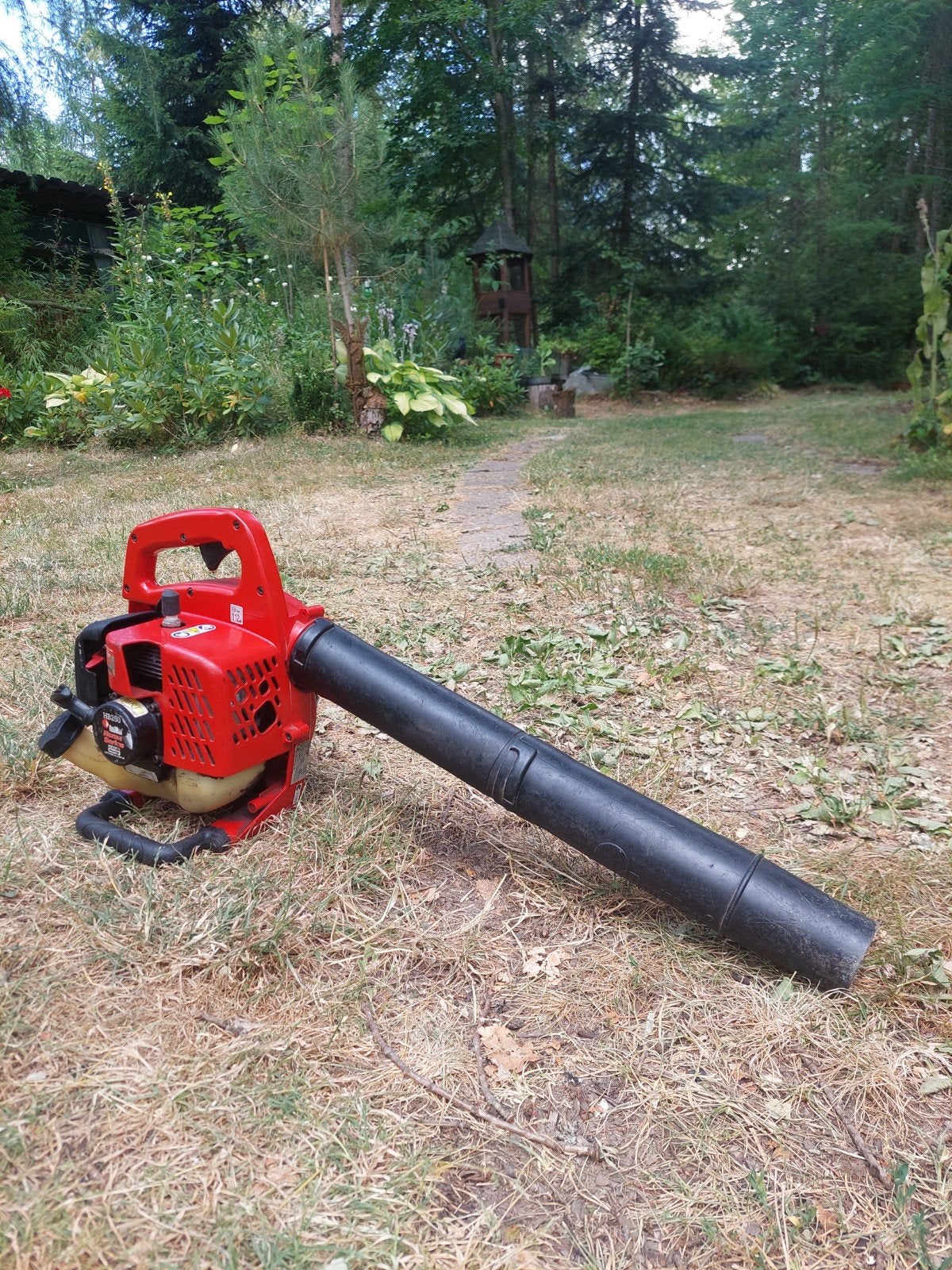 Komatsu, compacte sterke blazer. Start en werkt betrouwbaar., Tuin en Terras, Bladblazers, Ophalen, Benzine