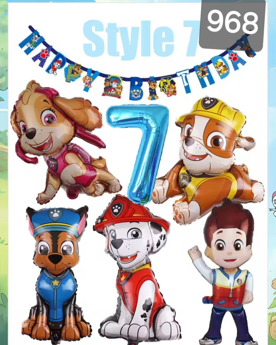 Paw Patrol Feestpakket - Verjaardag Decoratie Set, Hobby en Vrije tijd, Ophalen