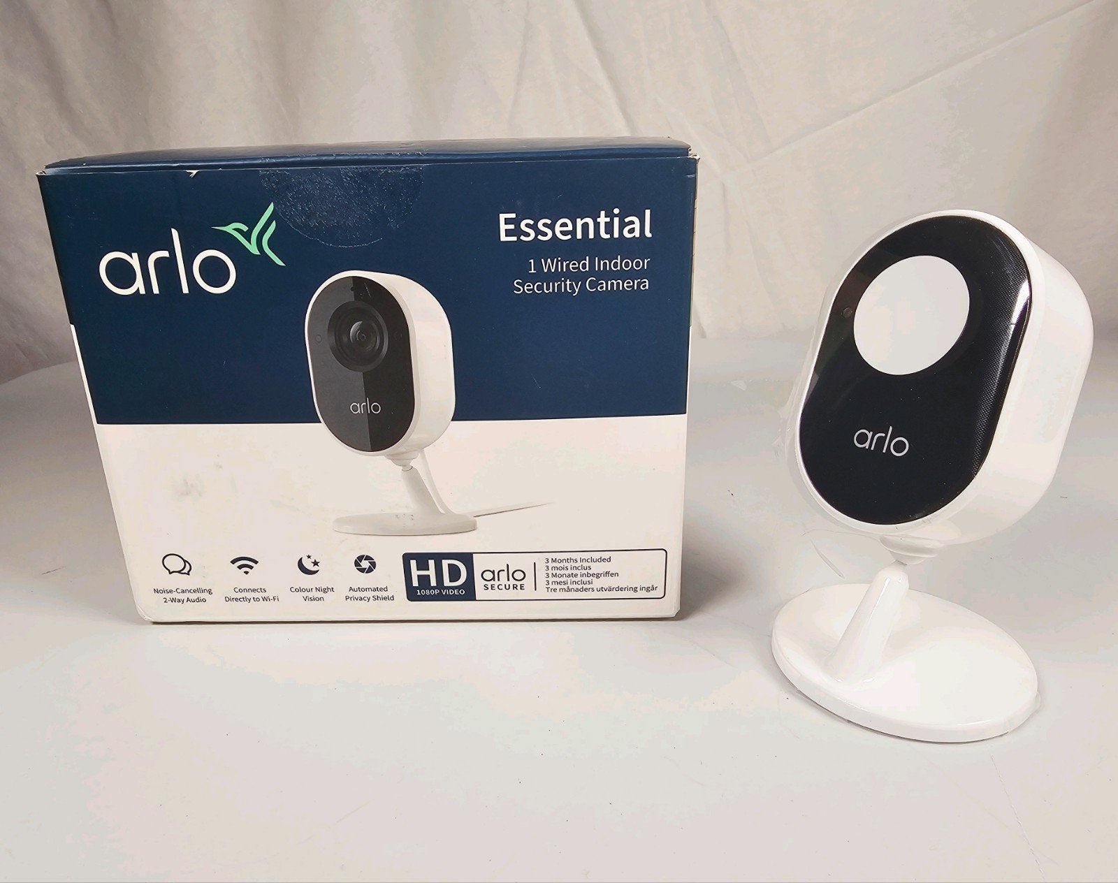 Arlo Indoor Camera – Wired Beveiligingscamera – Nieuw, Binnencamera, Nieuw, Ophalen of Verzenden, Nvt