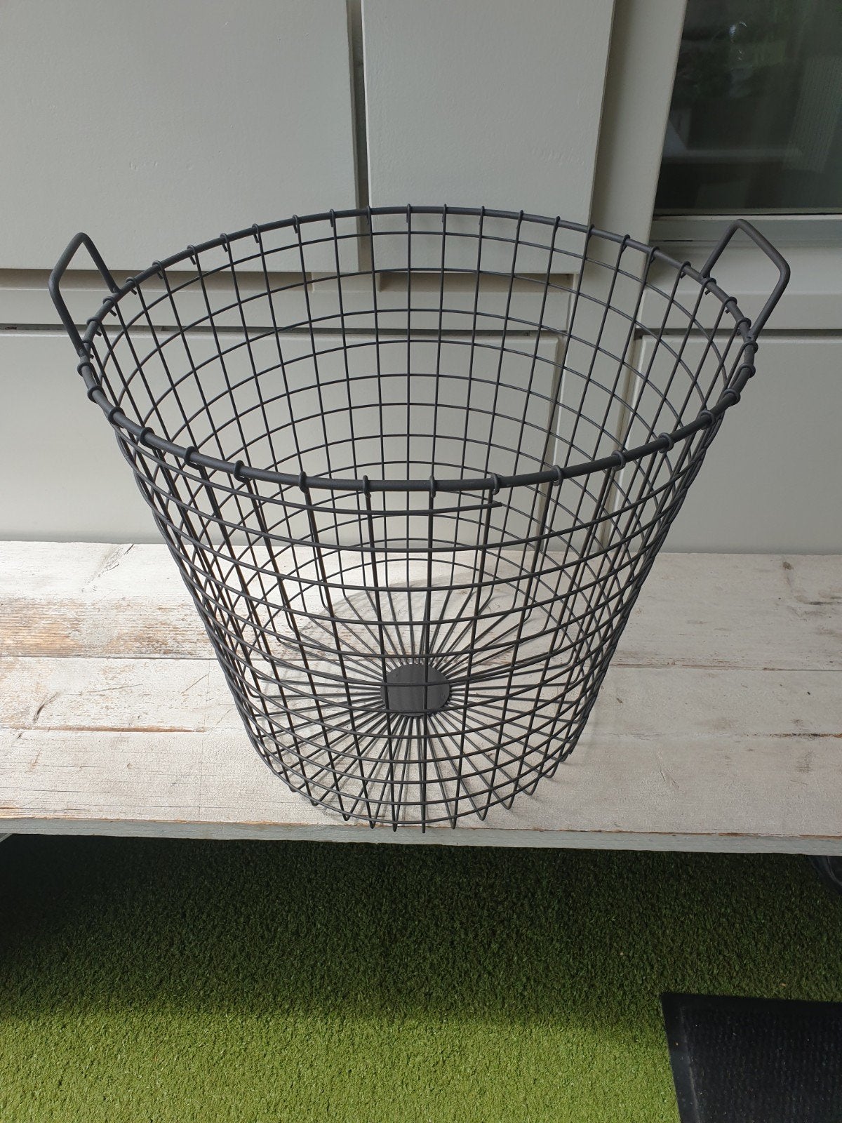 Te koop ijzeren mand, Ophalen, Rond, Overige materialen