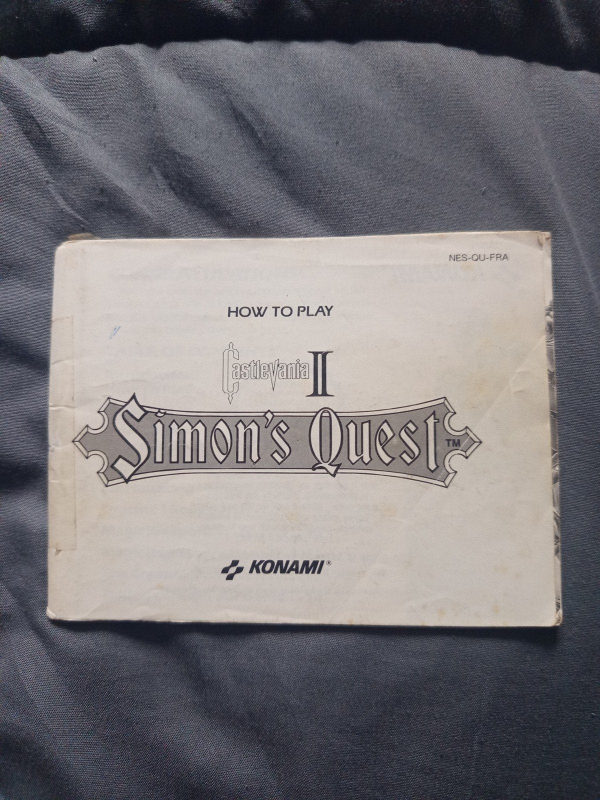 Castelvania 2 Simons Quest nes handleiding, Spelcomputers en Games, Games | Nintendo NES, Avontuur en Actie, Gebruikt, Verzenden