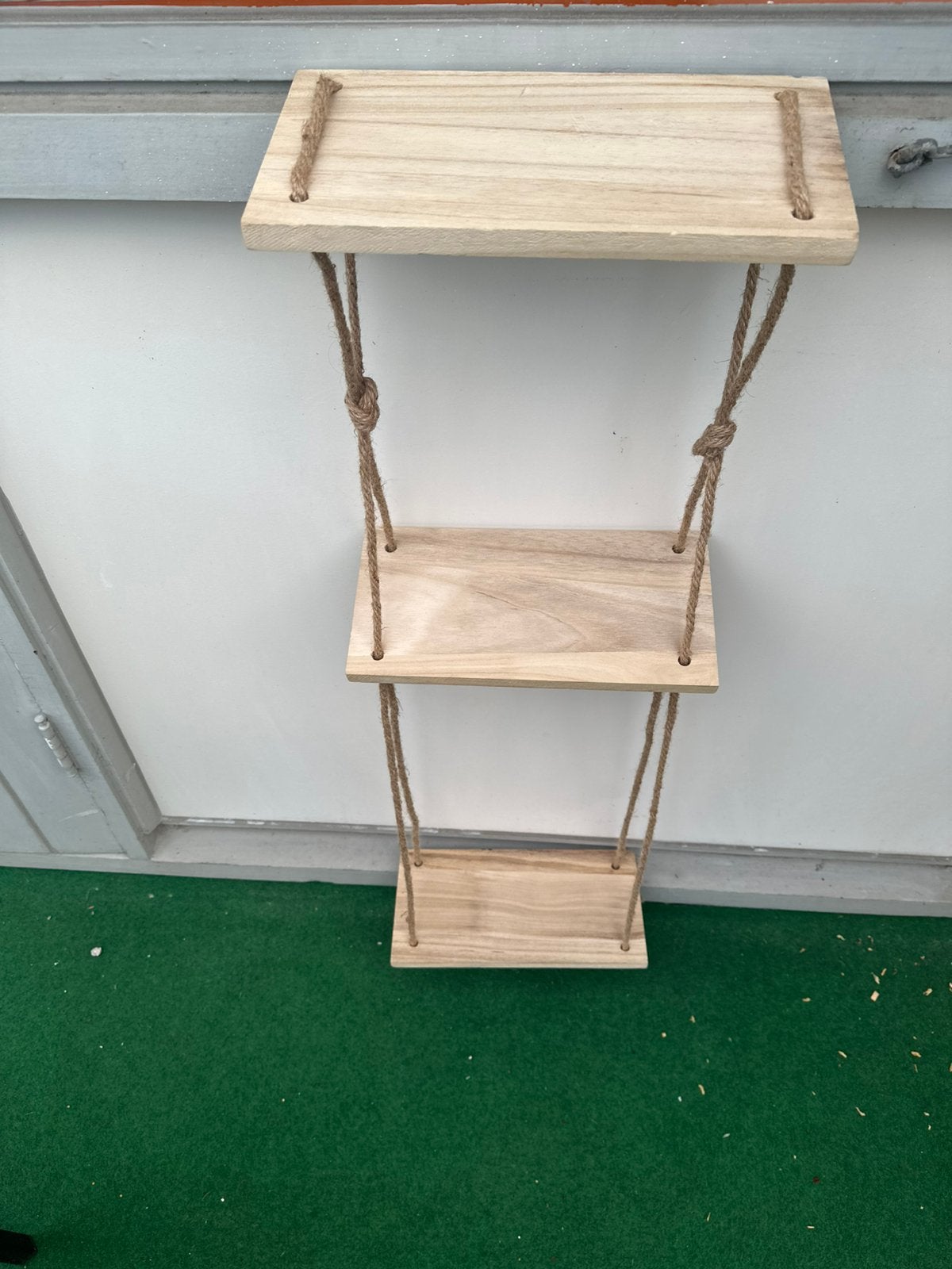 Decoratie ladder hout touw, Ophalen of Verzenden, Gebruikt