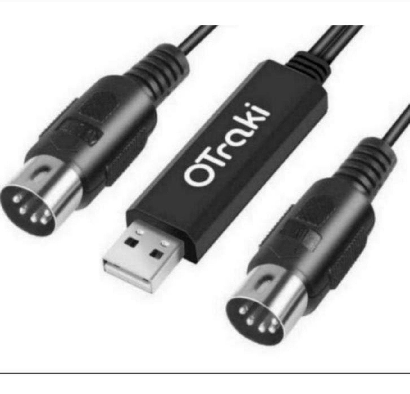 Keyboard muziektoetsenbord naar USB 3 meter kabel midi 5pin, Nieuw, Ophalen of Verzenden, 2 tot 5 meter, H