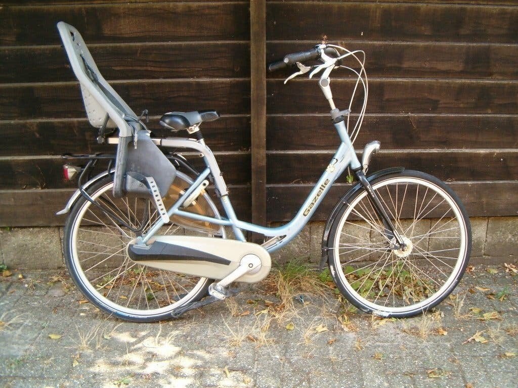 gazelle bloom, Fietsen en Brommers, Fietsen | Dames | Moederfietsen, Ophalen, 2 zitjes, Gebruikt, Versnellingen