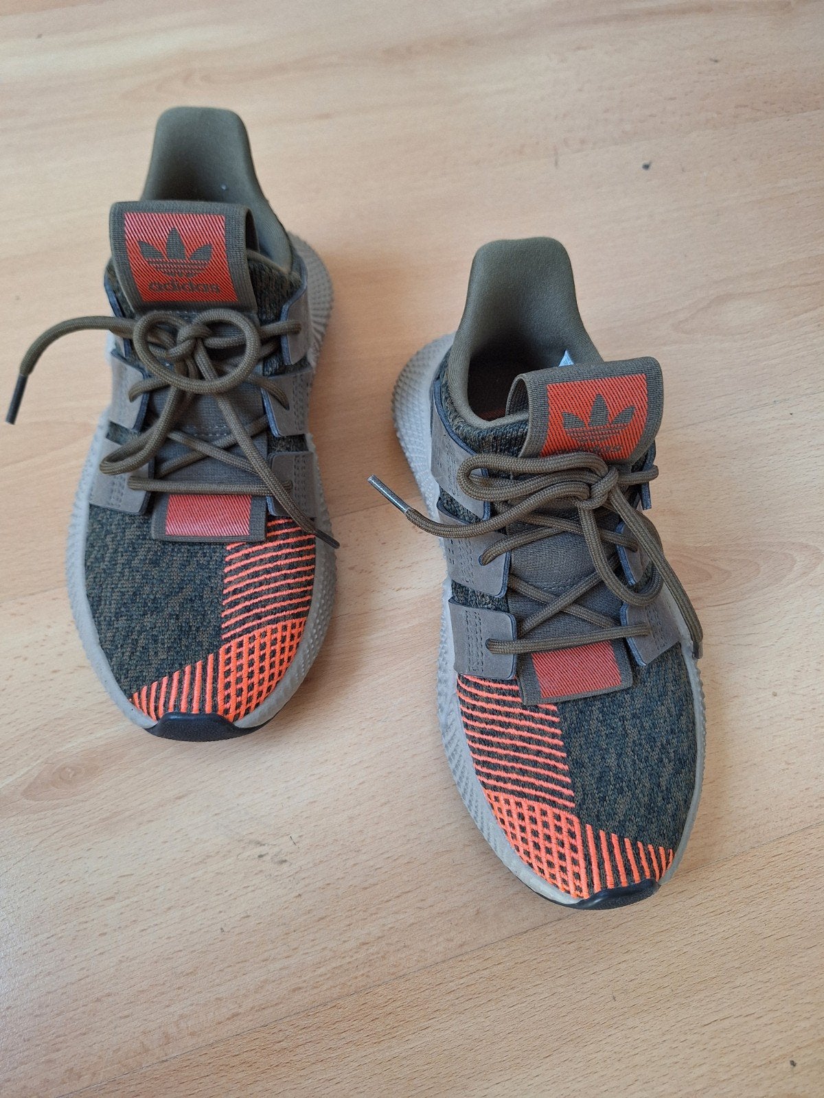 Adidas sneakers maat 36 - Groen/Oranje, Adidas, Ophalen of Verzenden, Sneakers of Gympen, Gedragen