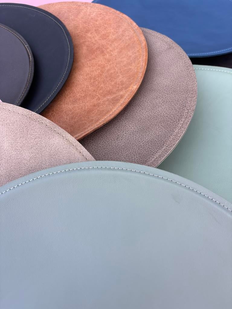 Lederen onderborden diverse kleuren, Huis en Inrichting, Ophalen, Glas of Kopje
