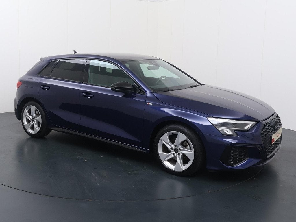 Audi A3 Sportback 35 TFSI S edition | 150 PK | Automaat | Ad, Auto's, Audi, 12 maanden, 4 cilinders, Blauw, Leder en Stof