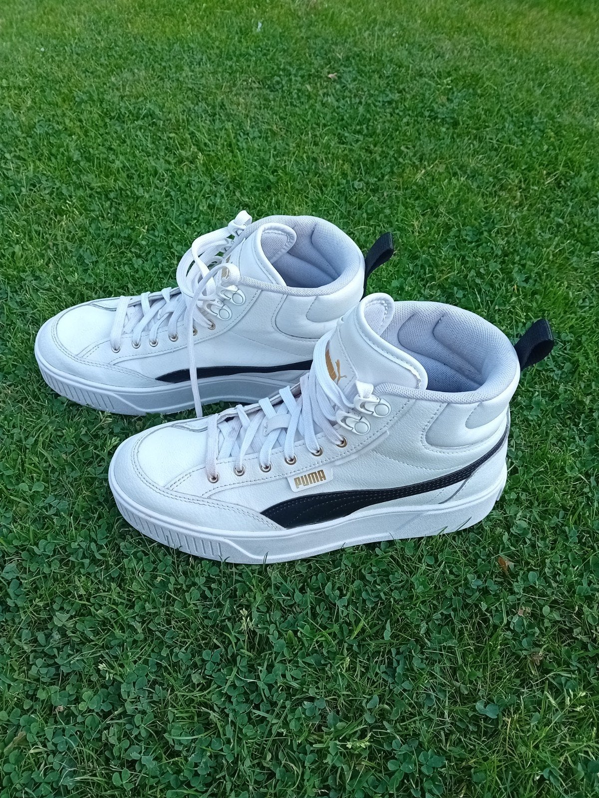 Puma dames sneakers wit met zwart, maat 40, Puma, Wit, Ophalen of Verzenden, Sneakers of Gympen