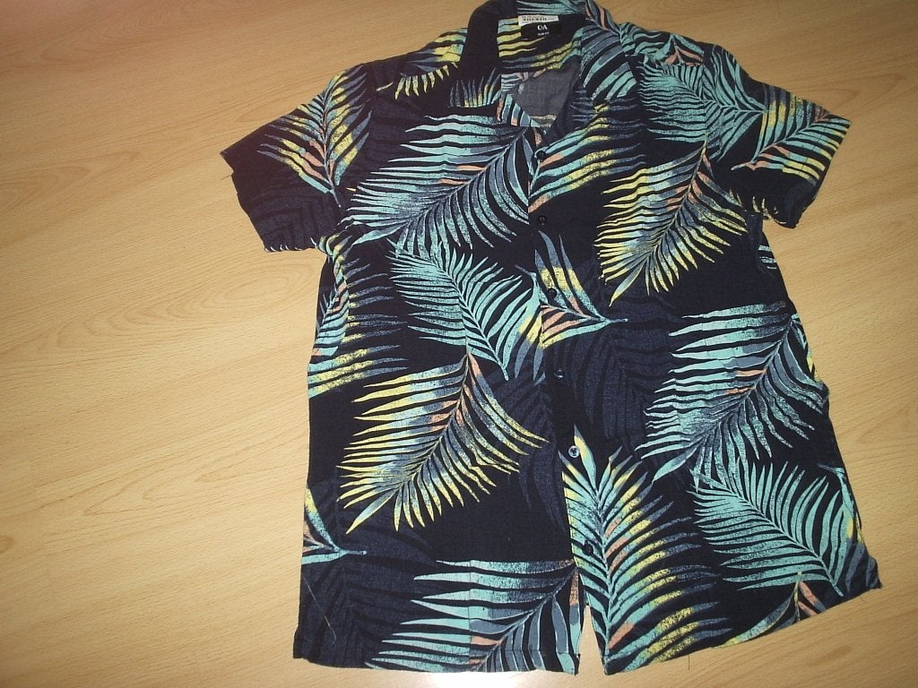 ZGAN OVERHEMD SLIM FITT VAN C&A MAAT L, Kleding | Heren, Overhemden, Overige kleuren, Zo goed als nieuw, Halswijdte 41/42 (L)