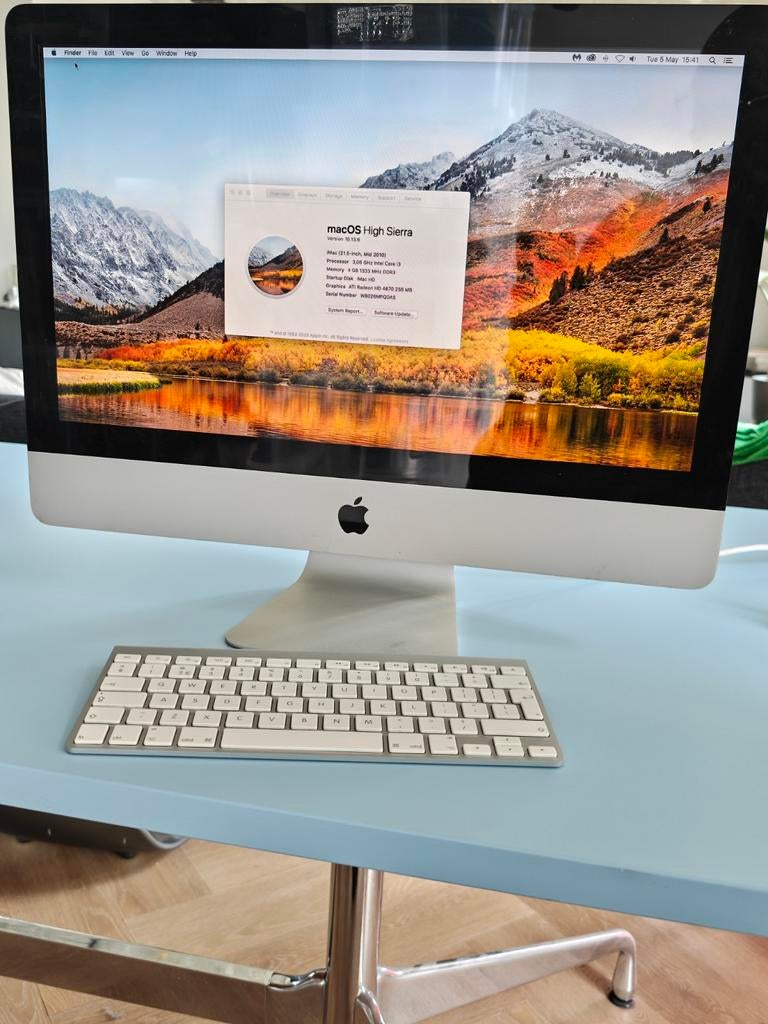 iMac 2010 21.5 inch - Goed werkende desktop, Gebruikt, 2 tot 3 Ghz, IMac, Ophalen of Verzenden