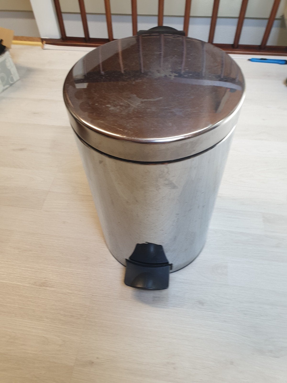 Gebruikte RVS Pedaalemmer - 10 tot 20 liter, Ophalen, Gebruikt, Rvs