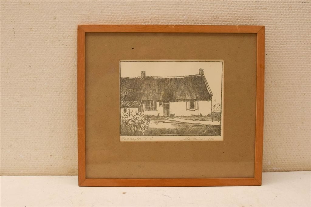 Een Ingelijste tekening / prent 48574, Ophalen of Verzenden, Voor 1920, Ongelopen, Utrecht