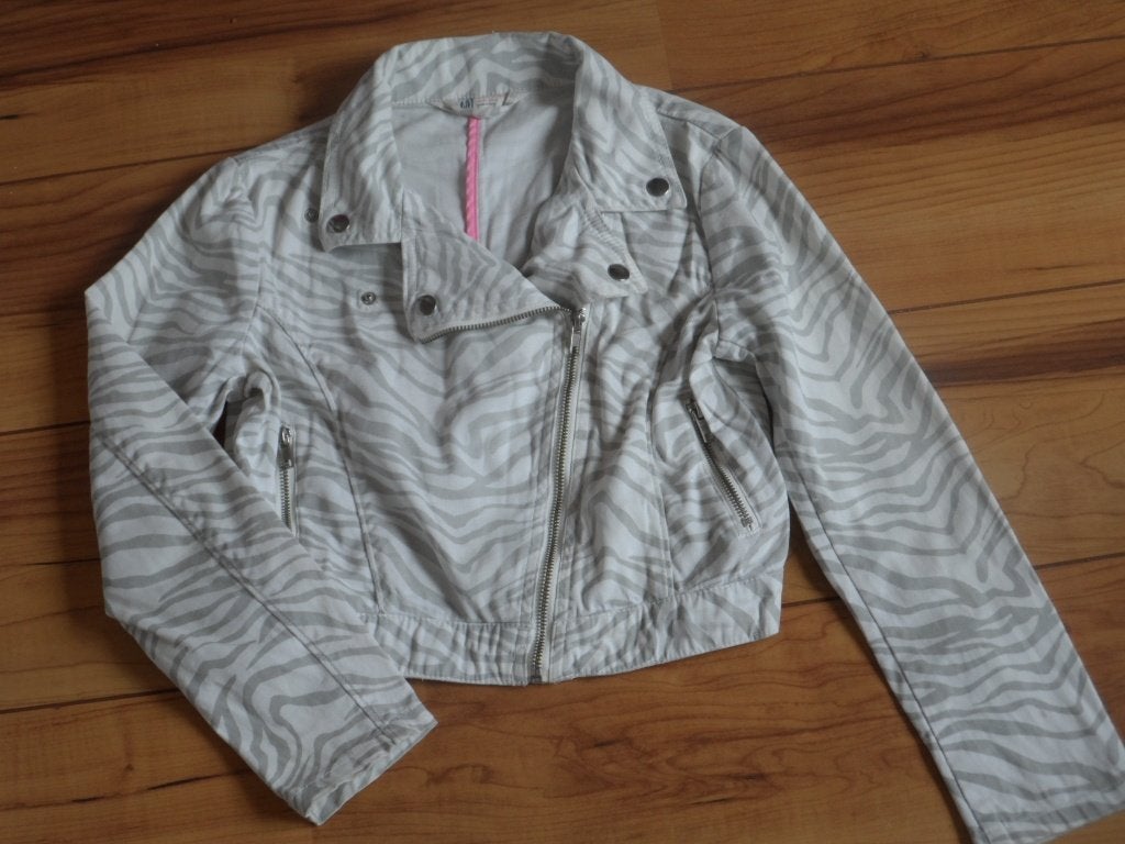 Stoere zebraprint jasje voor meisjes, Meisje, H&M, Ophalen of Verzenden, Zo goed als nieuw