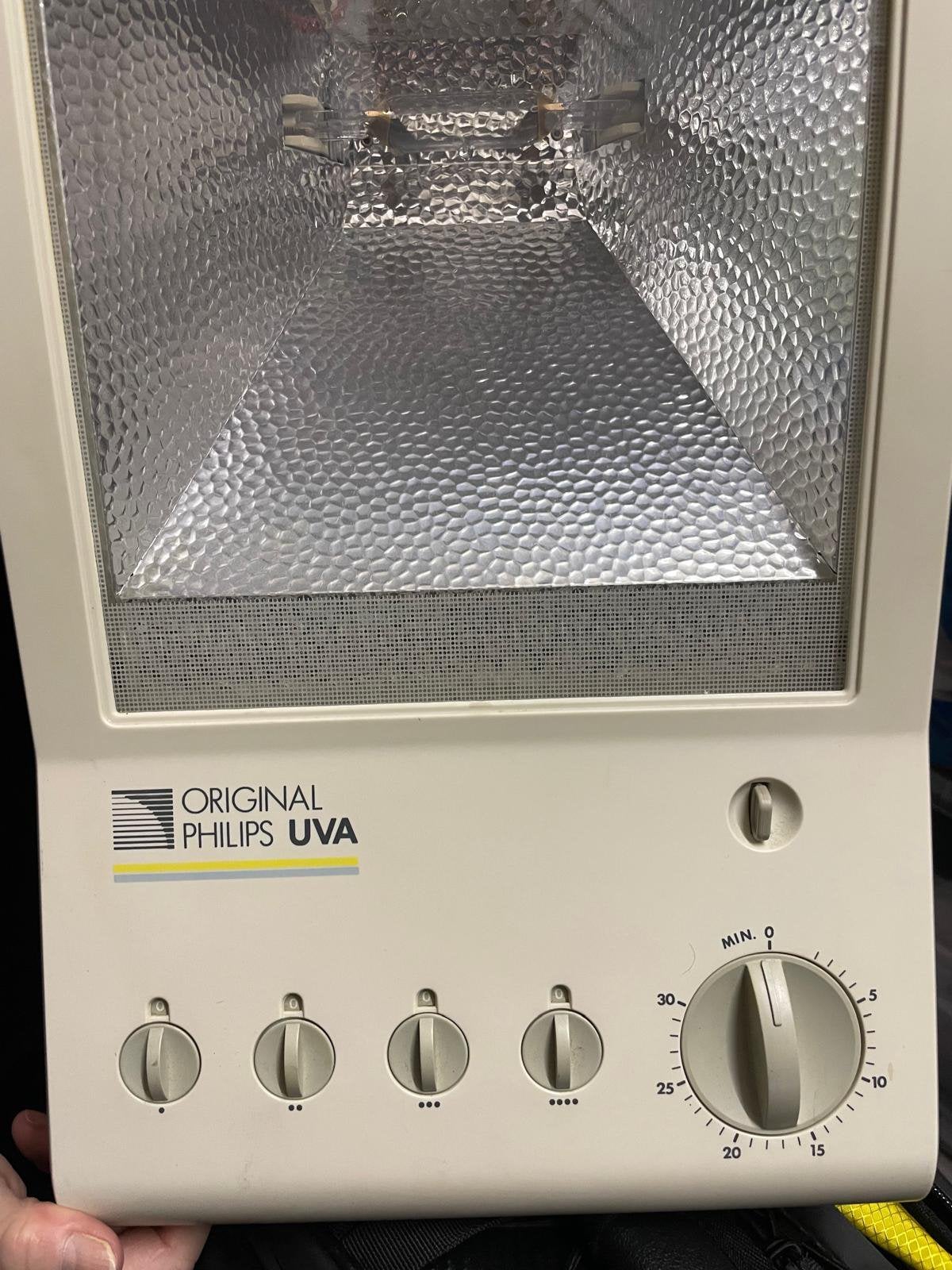 Gezichtsbruiner kanon tafelmodel Philips UVA, Ophalen, Gebruikt, Gezichtsbruiner, Minder dan 10 lampen