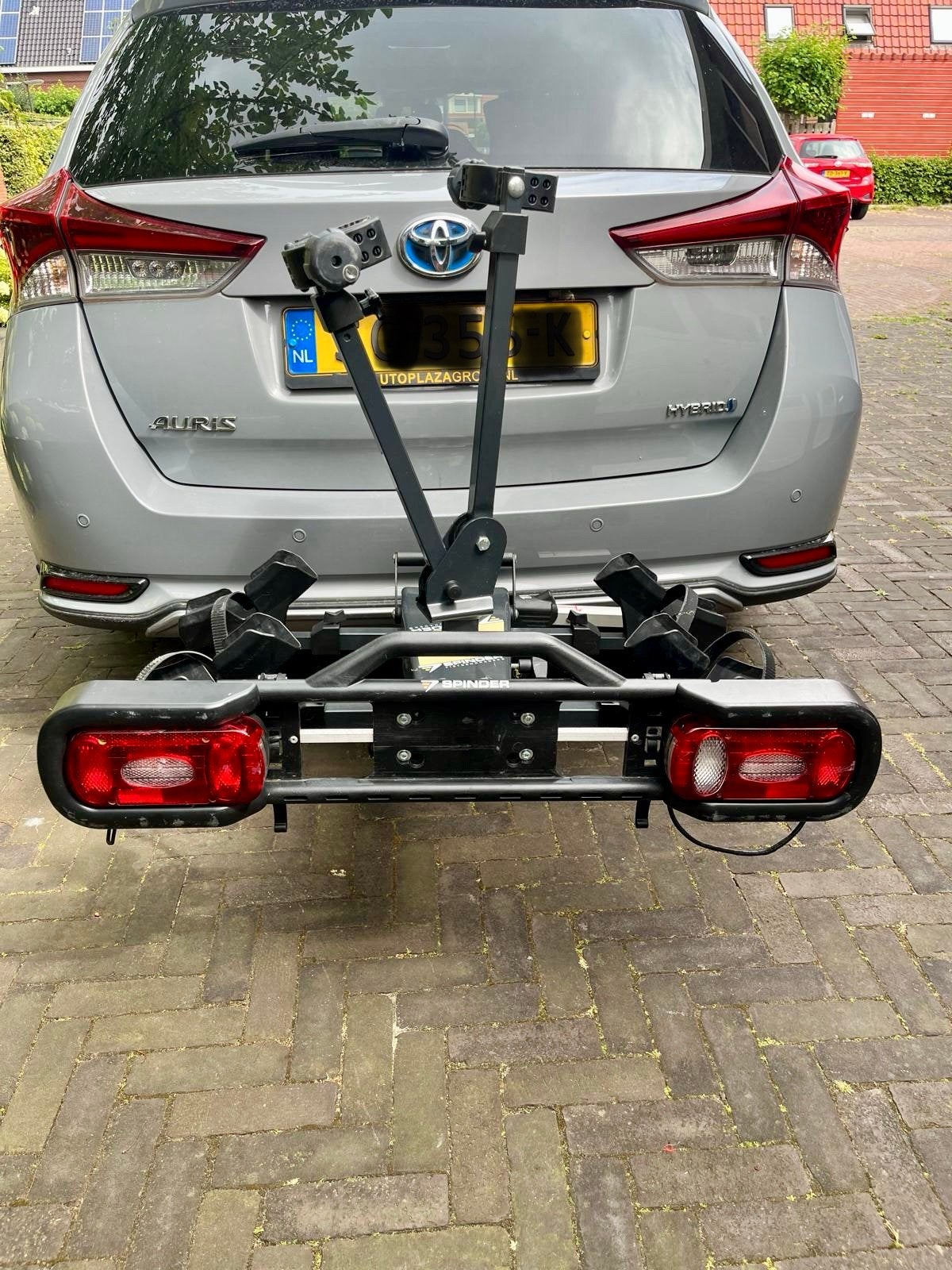 Spinder Tour fietsendrager voor 2 fietsen, Ophalen