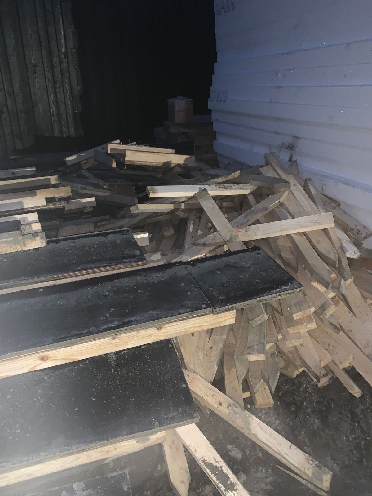 Gebruikte houten bekisting voor fundering, Gebruikt, Overige typen, Ophalen of Verzenden, Vuren
