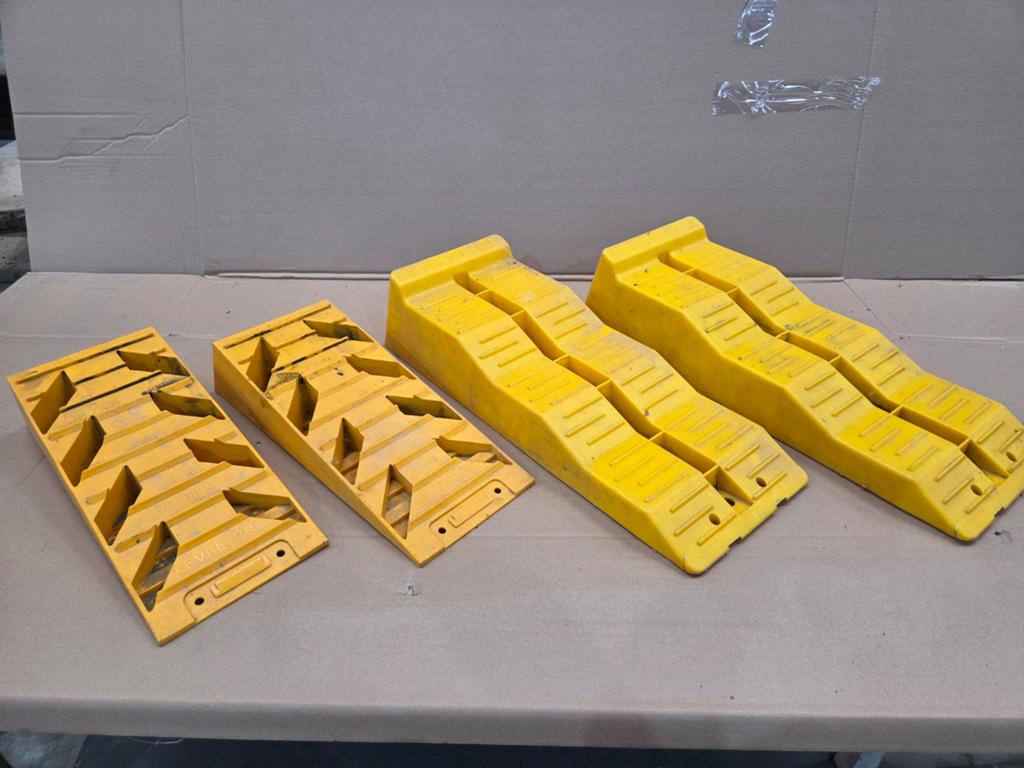 Oprijblokken Fiamma, 2 sets, Ophalen
