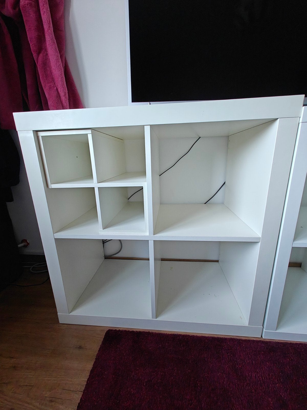 IKEA KALLAX open kast wit 4 vakken (oud groter model), Ophalen, Met plank(en), Gebruikt, Modern, Scandinavisch