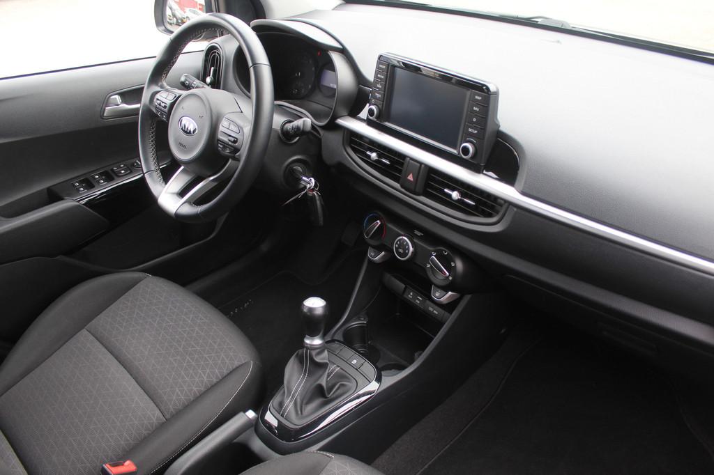 Kia Picanto 1.0 MPi DynamicLine Dealer onderhouden! Achterui, Auto's, Kia, Voorwielaandrijving, 12 maanden, Stof, Gebruikt