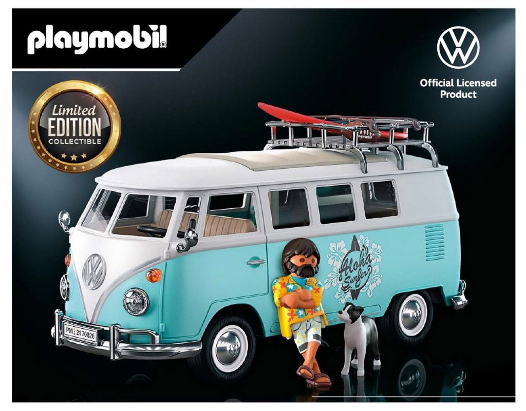 PLAYMOBIL Cars 70826 Volkswagen VW T1 CampingBus 65 delig, Complete set, Voertuig, Nieuw, Ophalen of Verzenden