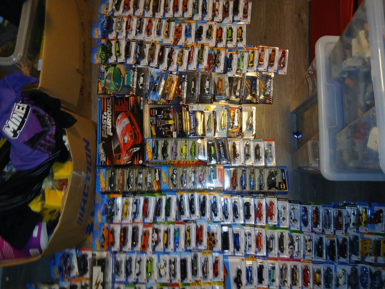 Partij hotwheels, Ophalen
