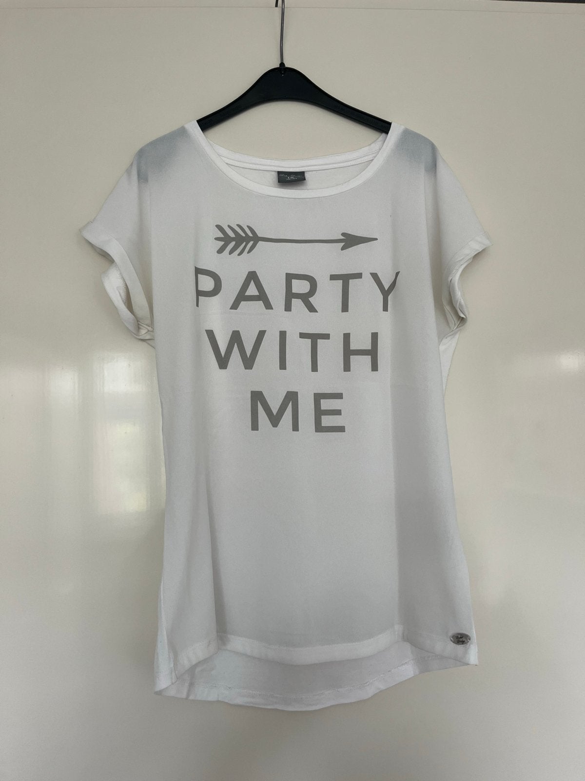 Baker Bridge wit t-shirt maat 12, Ophalen of Verzenden, Zo goed als nieuw, Meisje, Shirt of Longsleeve