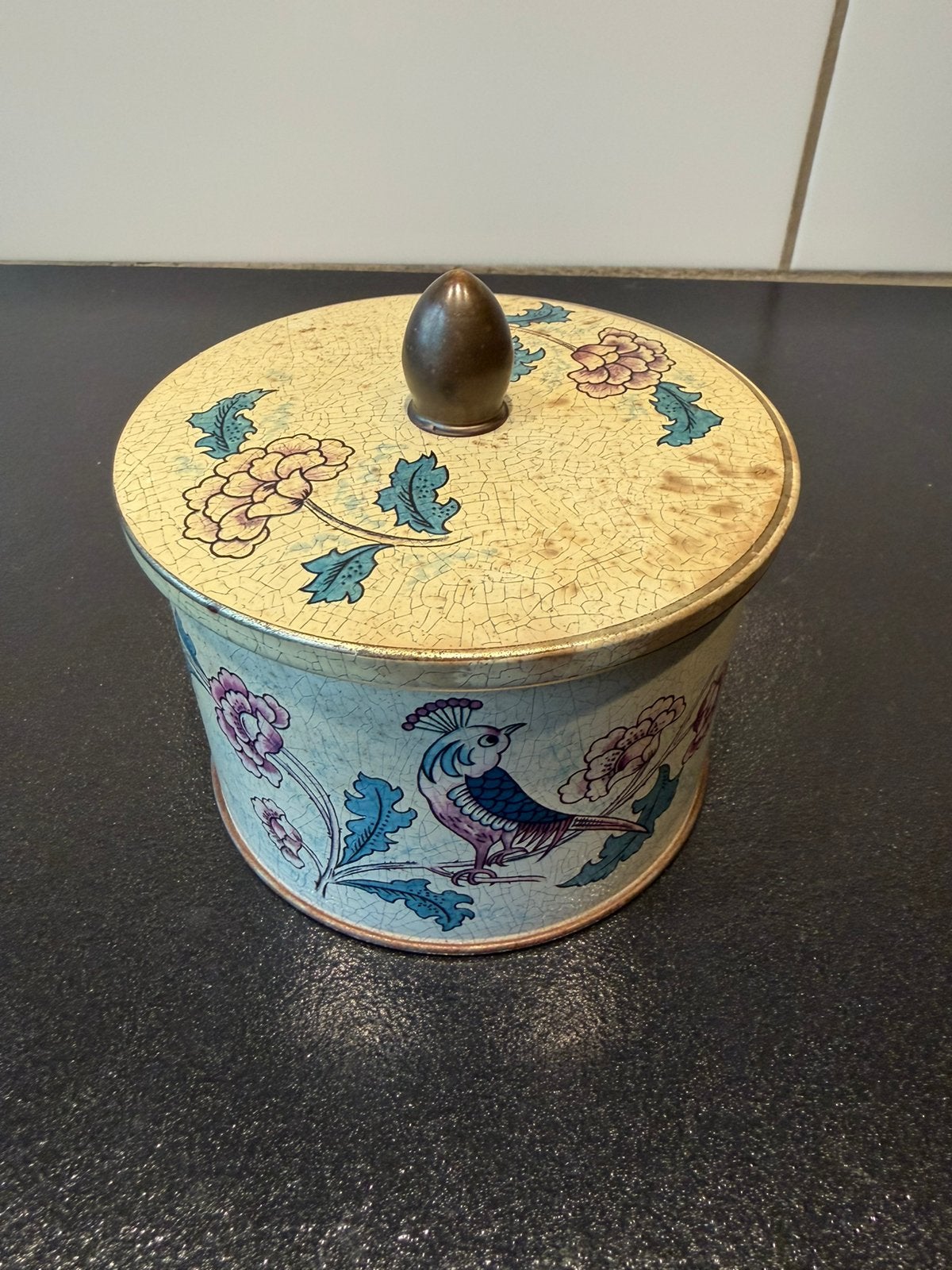 Vintage blik, Verzamelen, Ophalen of Verzenden, Gebruikt, Overige