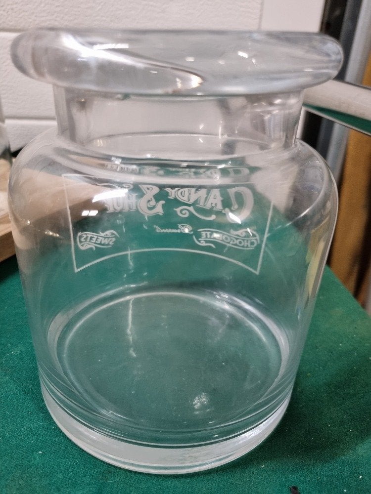 snoeppot candy shop glas, Ophalen of Verzenden, 'T Olde Gre-j, Info@toldegrej.nl, Endepoelstraat 20f Didam